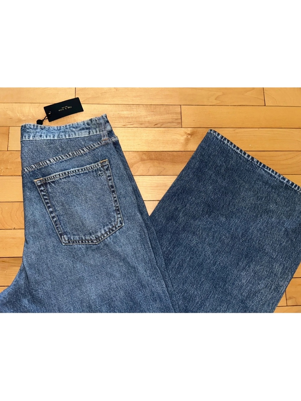 NEW! RAG & BONE Miramar Sofie Wide-Leg Pant in Kimber Size 28 - Picture 3 of 6